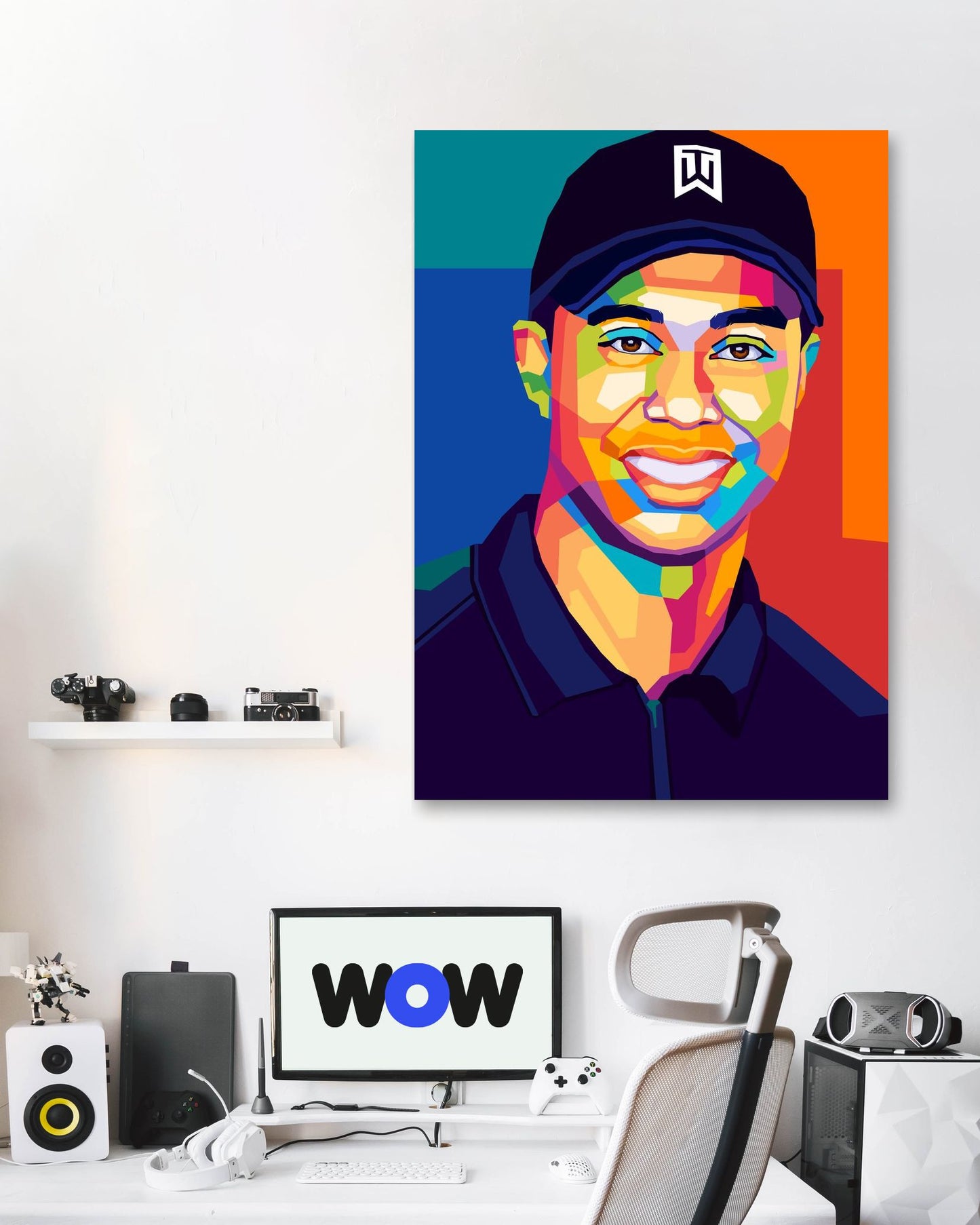 Tiger Woods Wpap Pop Art - @SiksisArt