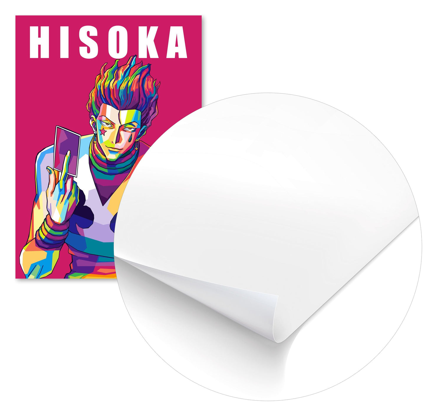 Hisoka Wpap Pop Art - @SiksisArt