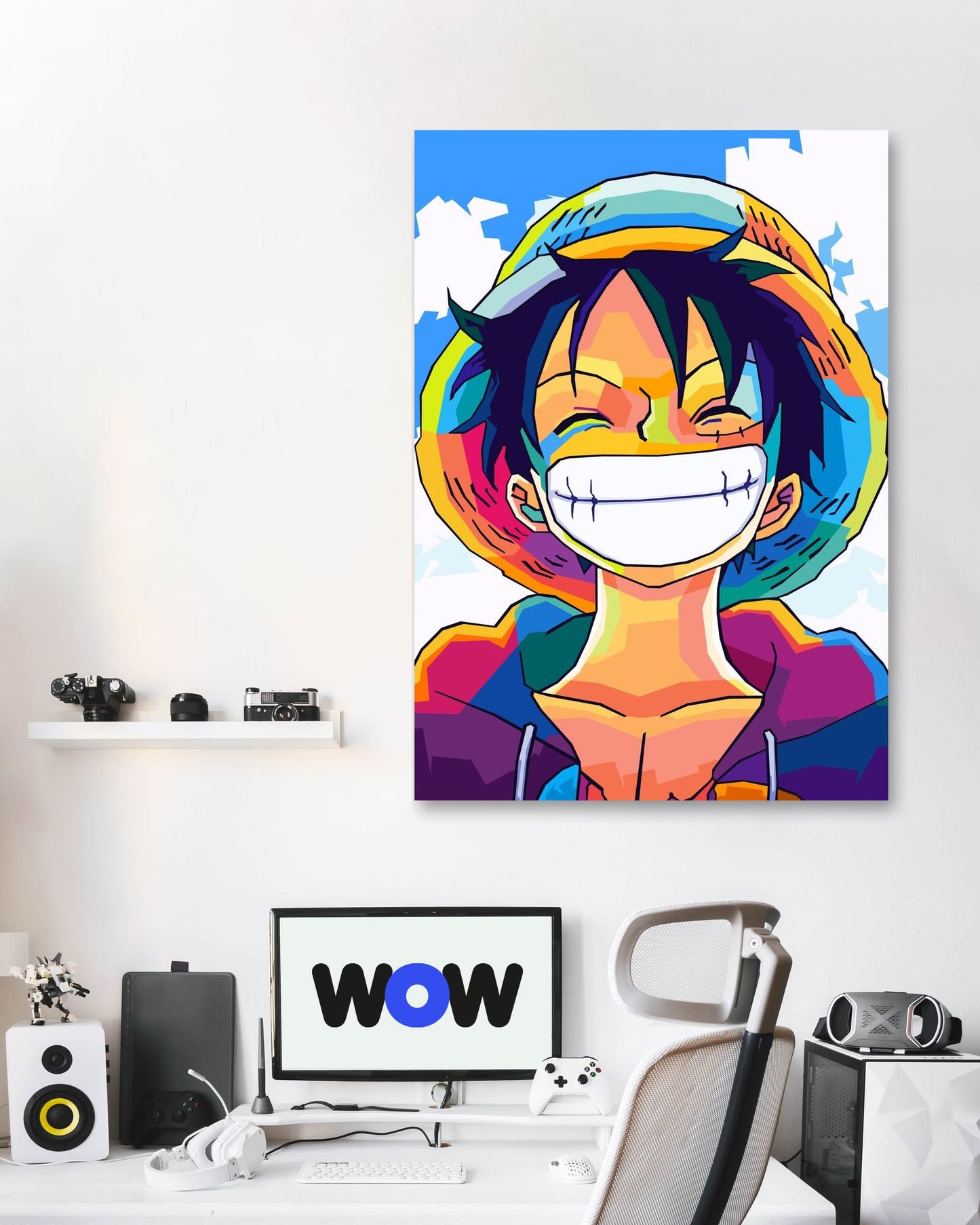 Luffy Wpap Pop Art - @SiksisArt