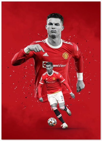 Cristiano Ronaldo MU - @REZDESIGN