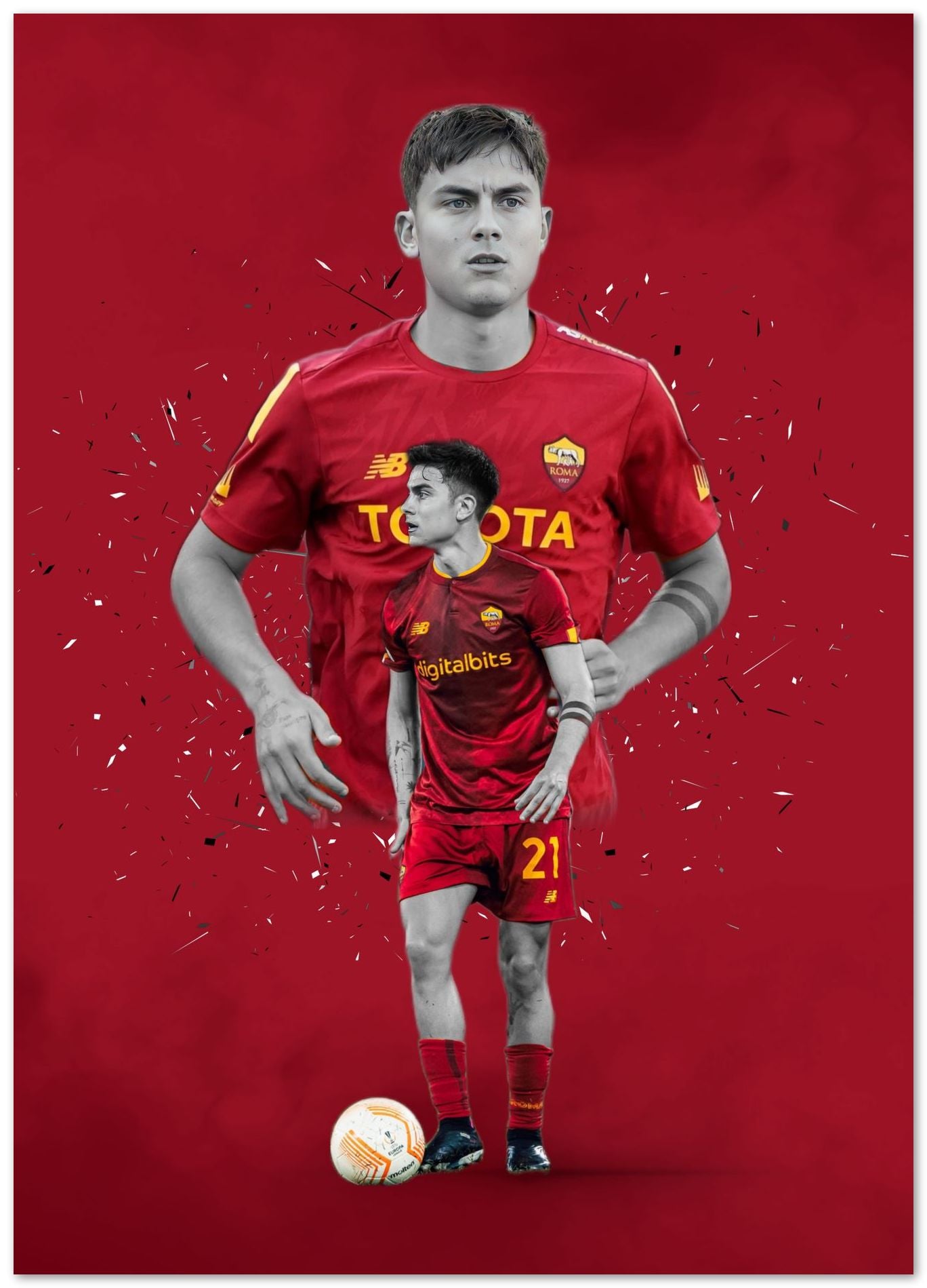 Pauolo Dybala As Roma - @REZDESIGN