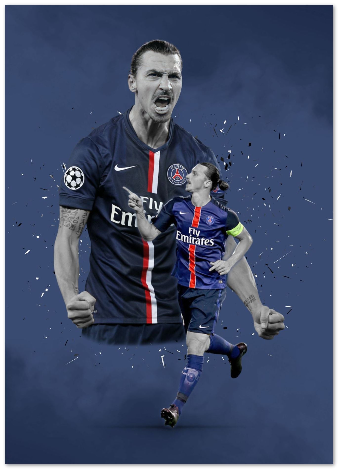 Zlatan Ibrahimovic PSG - @REZDESIGN