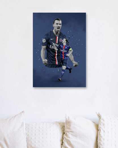 Zlatan Ibrahimovic PSG - @REZDESIGN