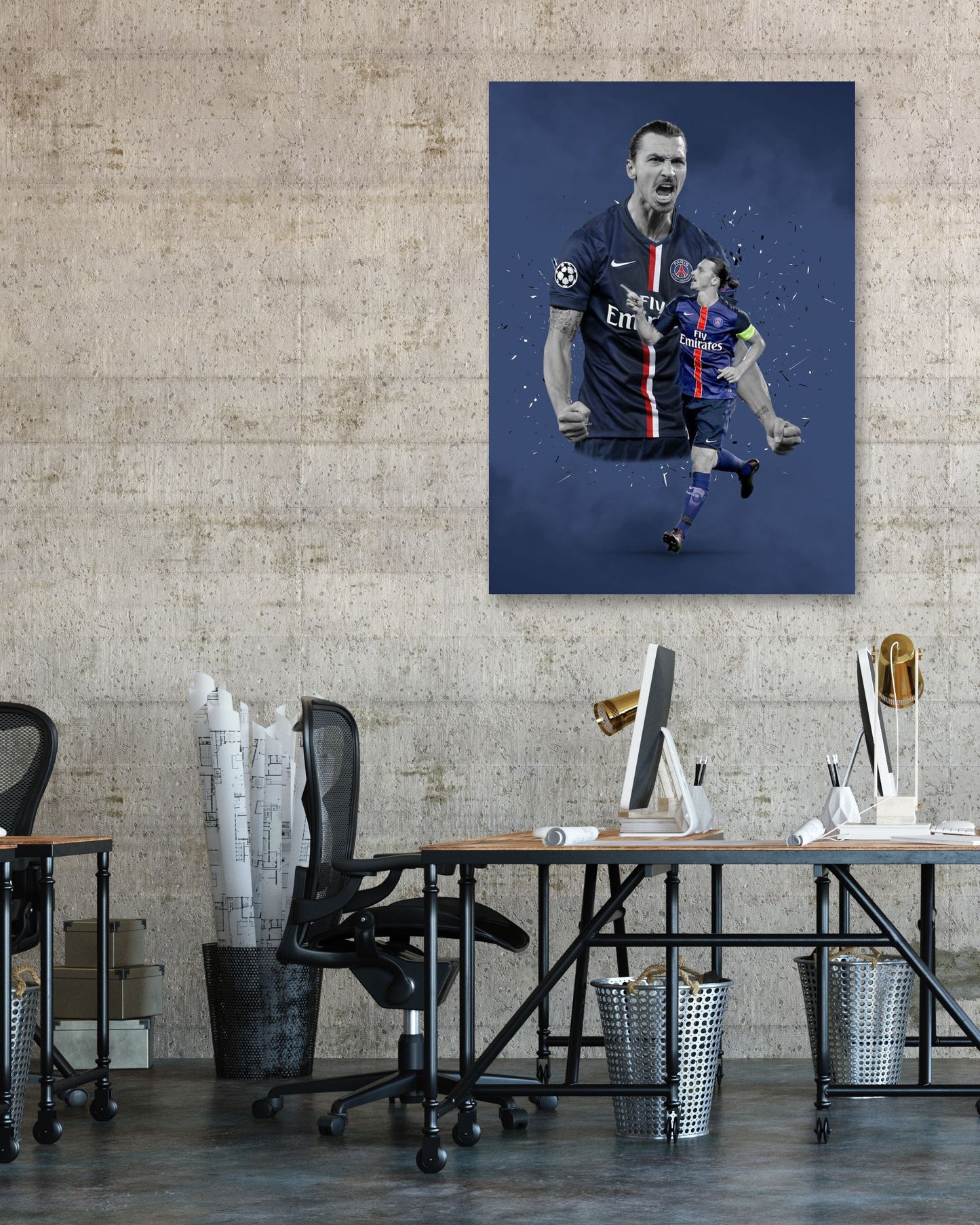 Zlatan Ibrahimovic PSG - @REZDESIGN