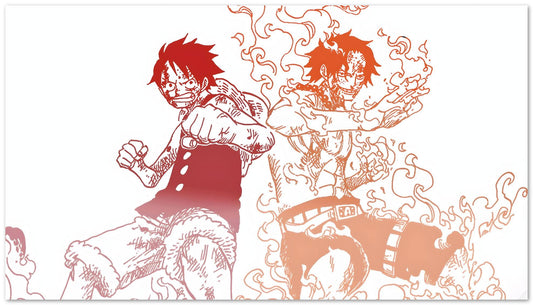 Luffy and Ace - @Tanjidor