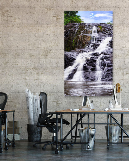 Waterfall Photo With Beatiful Sky - @ColorizeStudio