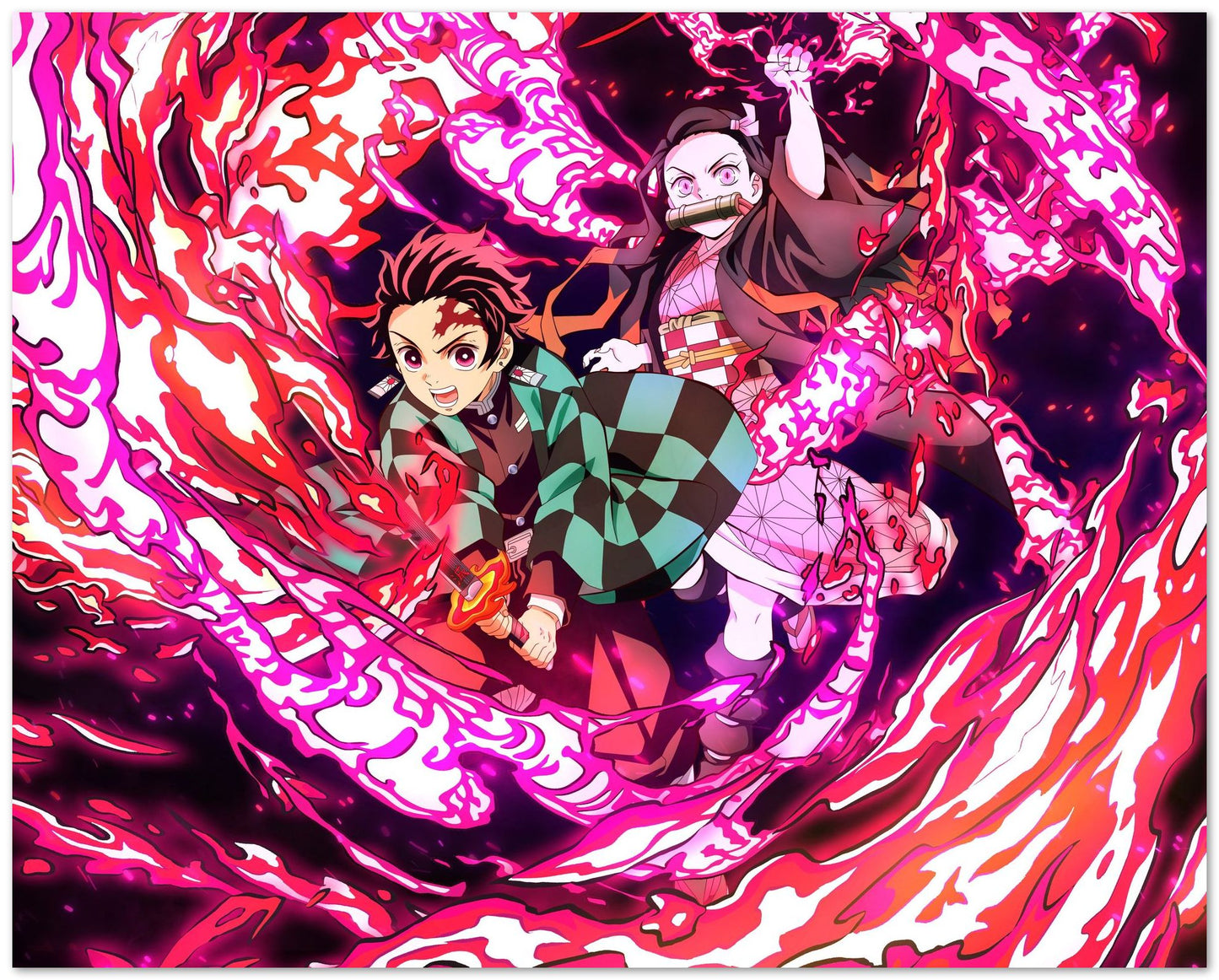 Tanjiro Kamado and Nezuko Kamado - @IndiCreator