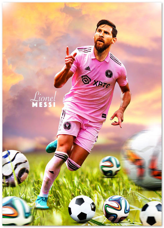 Lionel Messi Inter Miami - @ColorizeStudio