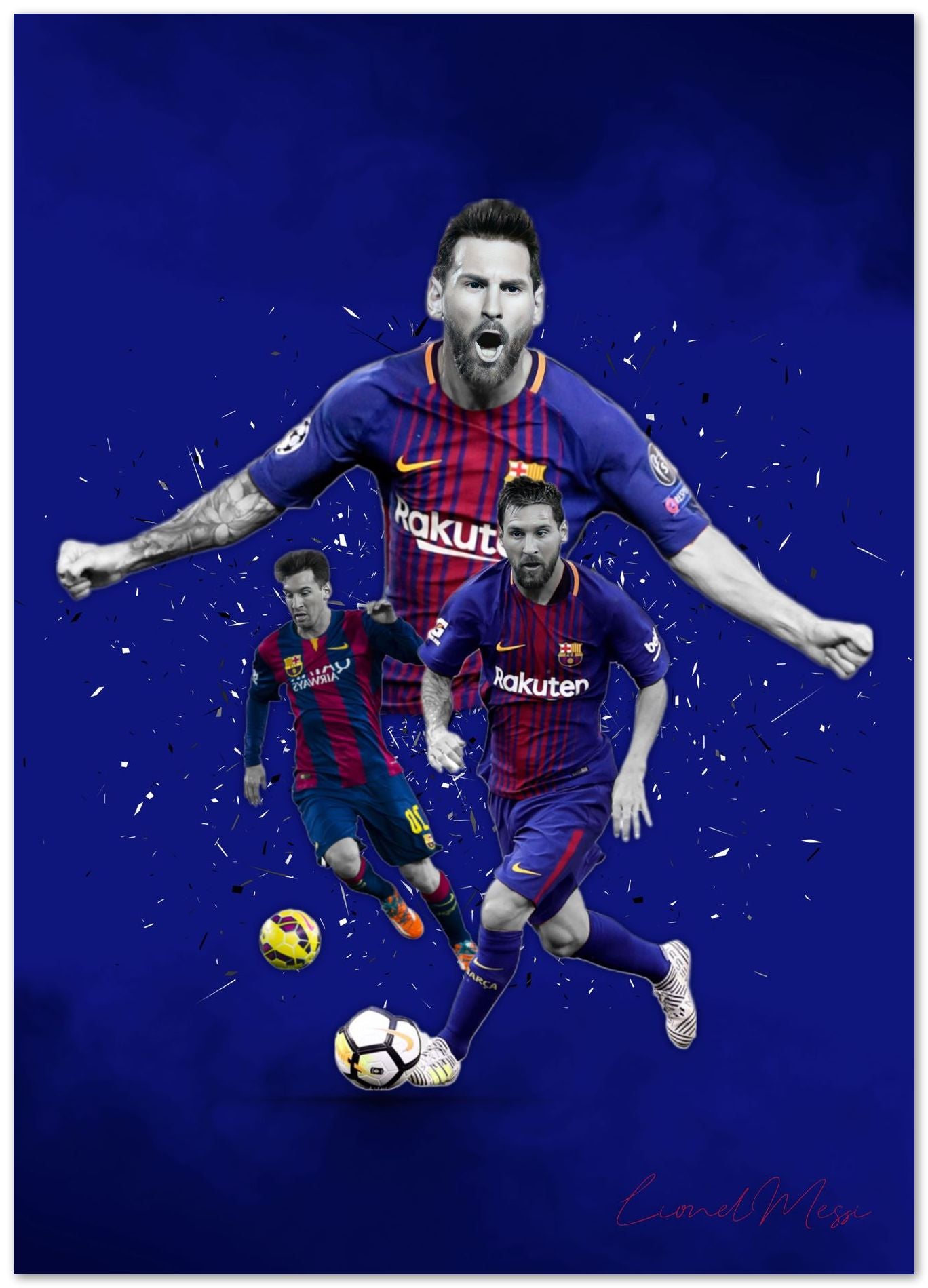 Lionel Messi Barcelona - @REZDESIGN