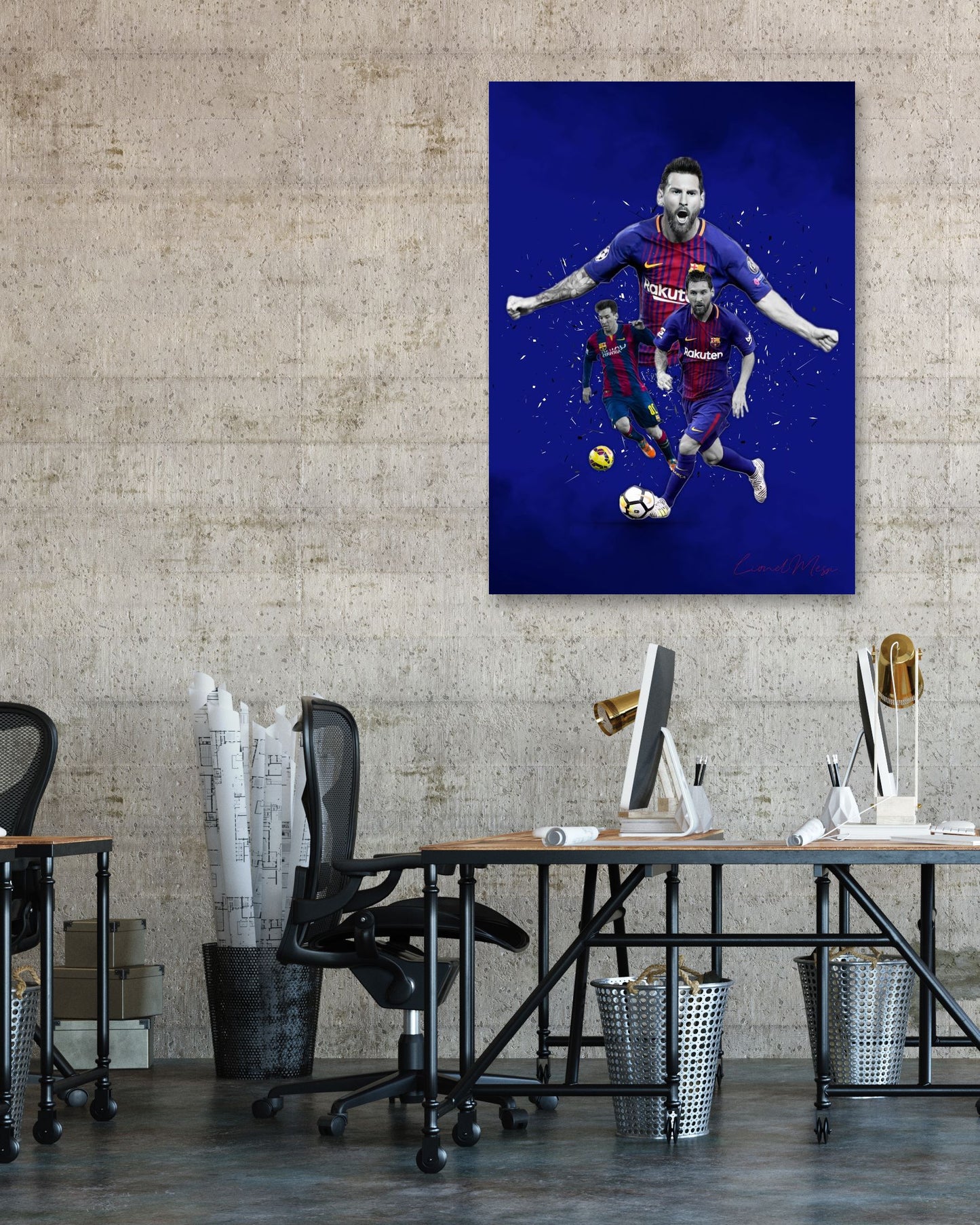 Lionel Messi Barcelona - @REZDESIGN