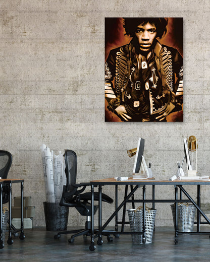 Jimi Hendrix Vintage - @Eastonpoison