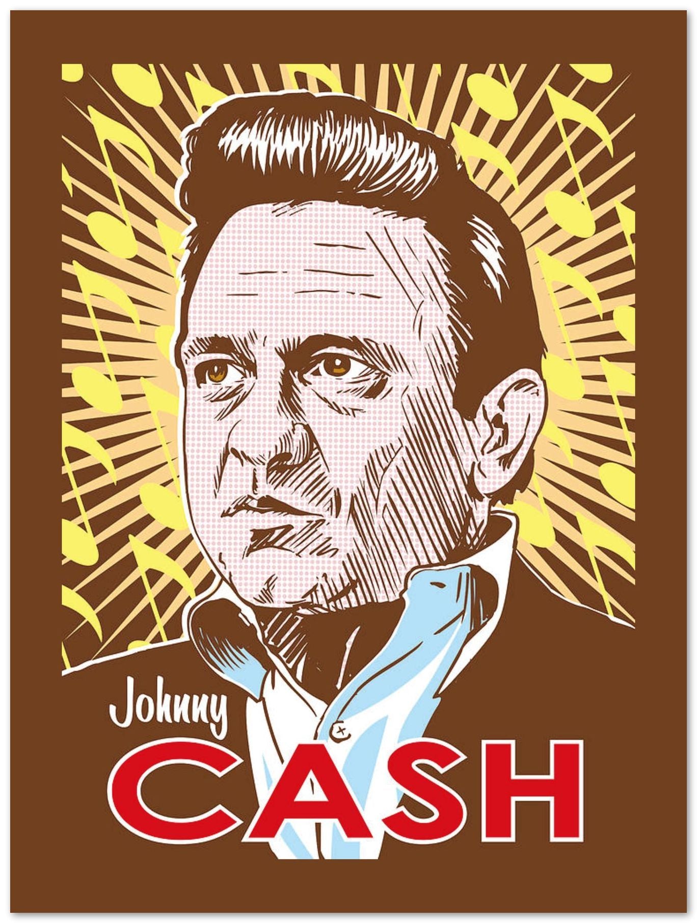 Johnny Cash Retro - @Eastonpoison