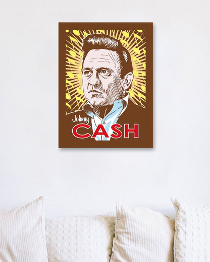 Johnny Cash Retro - @Eastonpoison