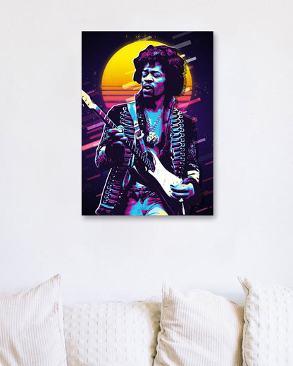 Jimi Hendrix - @SanDee15