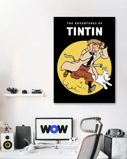 Tintin adventures cartoon - @pansodda