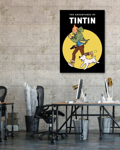 retro comic tintin - @pansodda