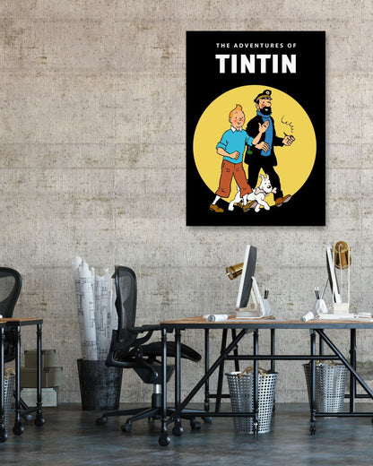 tintin,snowy and captain haddock - @pansodda