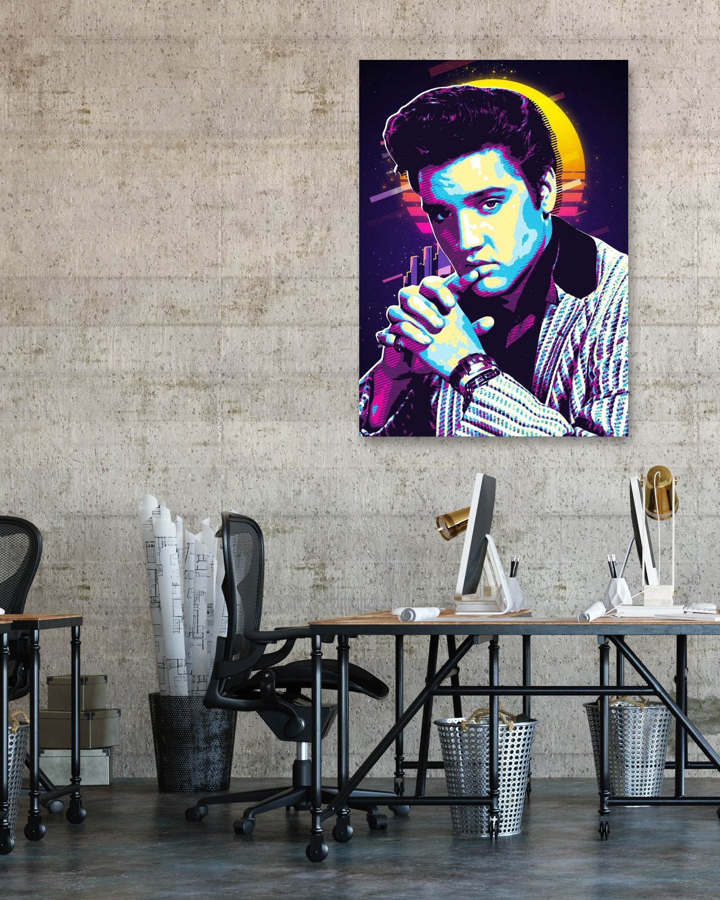 Elvis Presley retro - @SanDee15