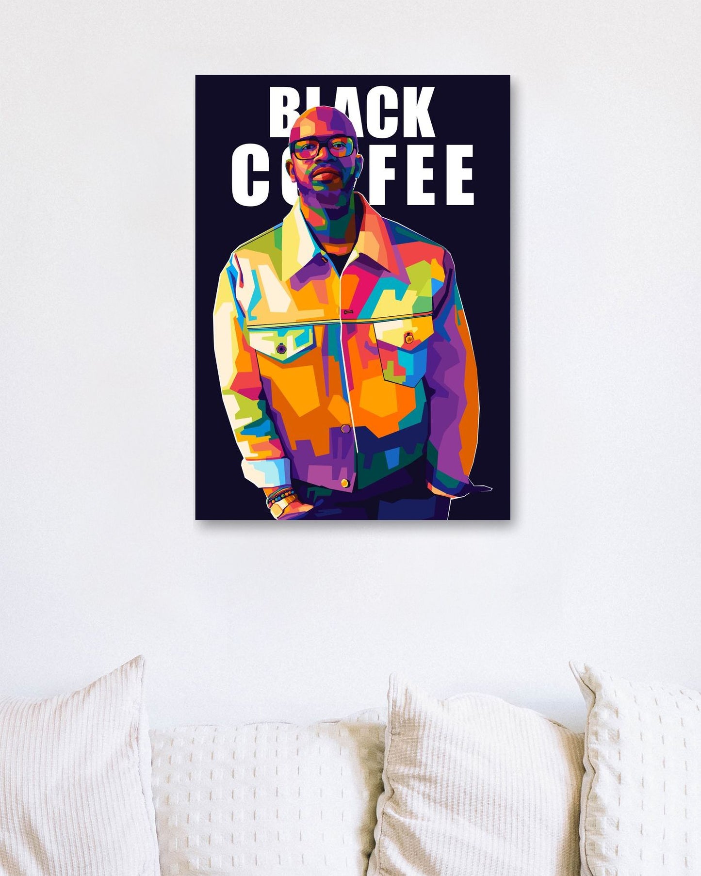 Black Coffee Wpap Pop Art - @SiksisArt