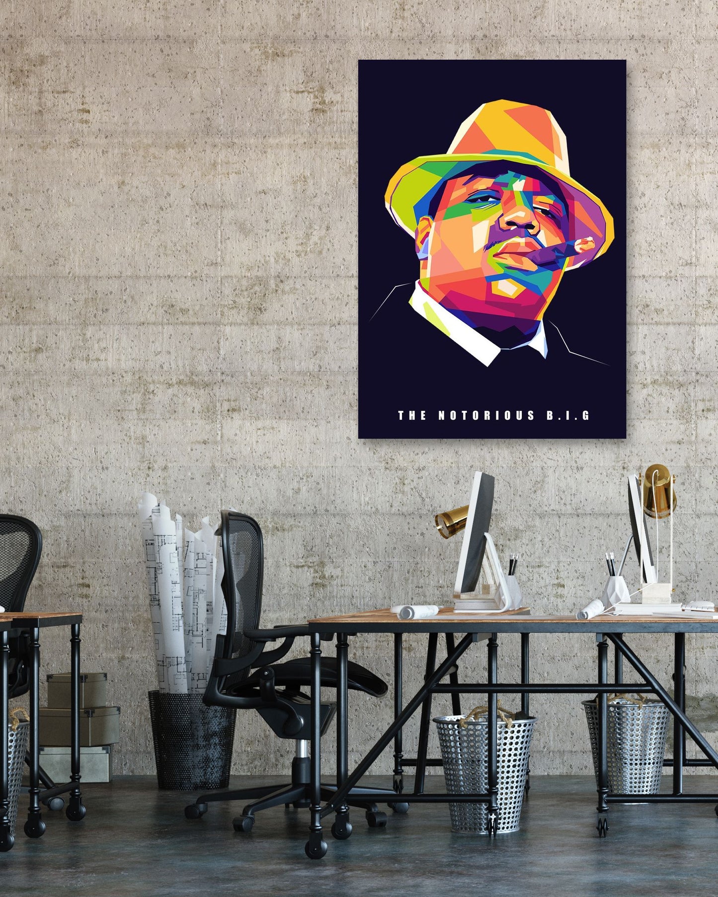 Notorious BIG Wpap Pop Art - @SiksisArt