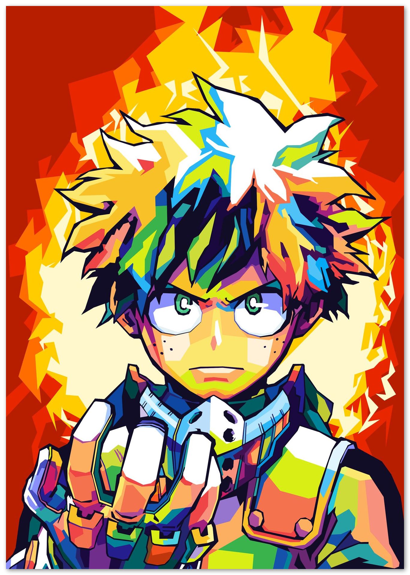 Deku Wpap Pop Art - @SiksisArt