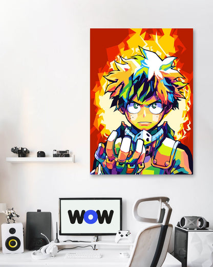 Deku Wpap Pop Art - @SiksisArt