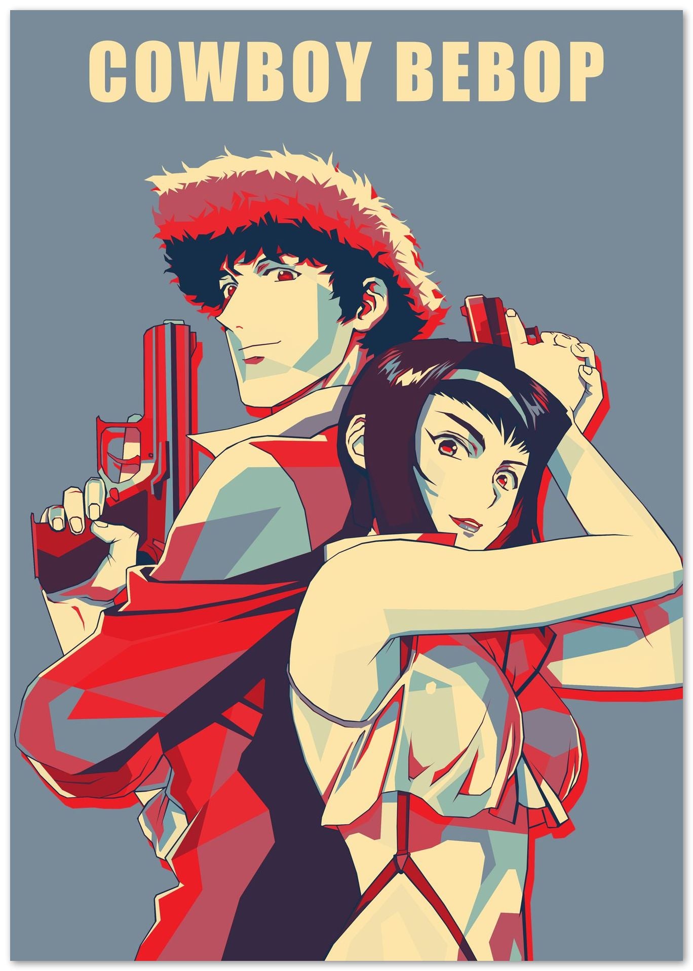 Spike x Faye Cowboy Bebop - @SiksisArt