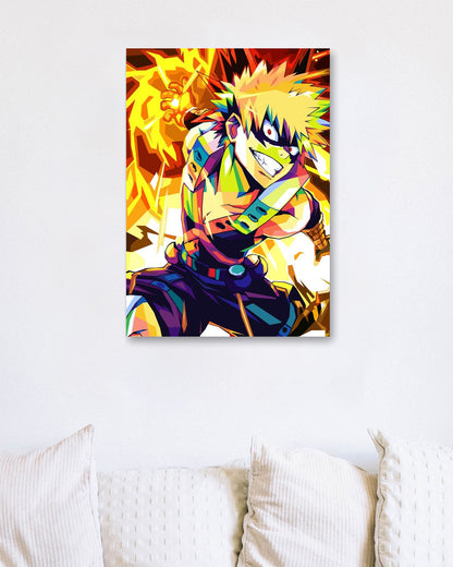 Bakugou Katsuki Wpap Pop Art - @SiksisArt