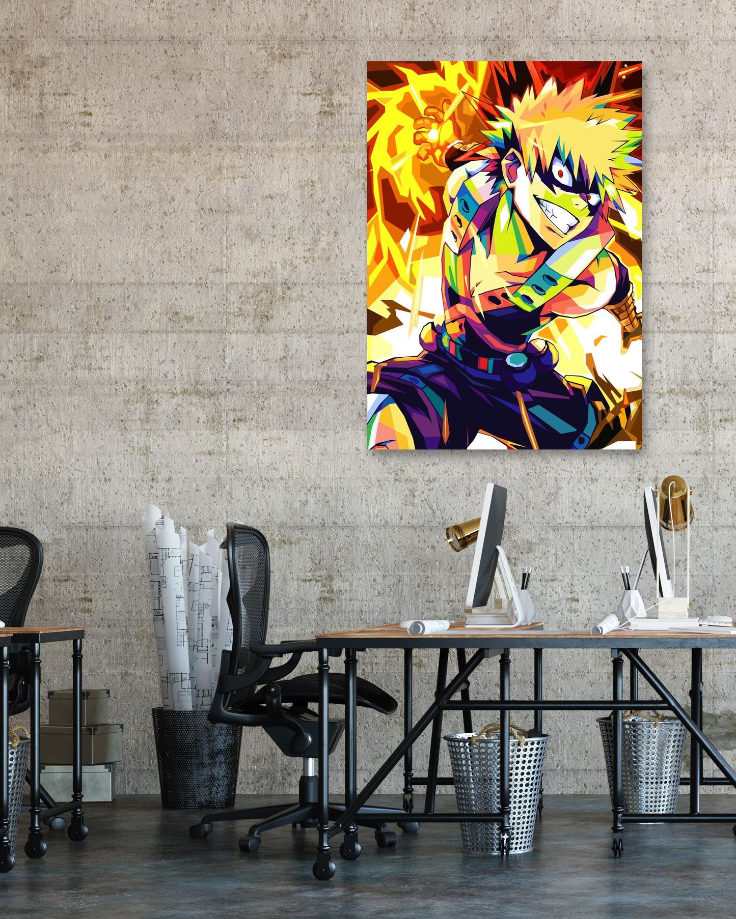 Bakugou Katsuki Wpap Pop Art - @SiksisArt