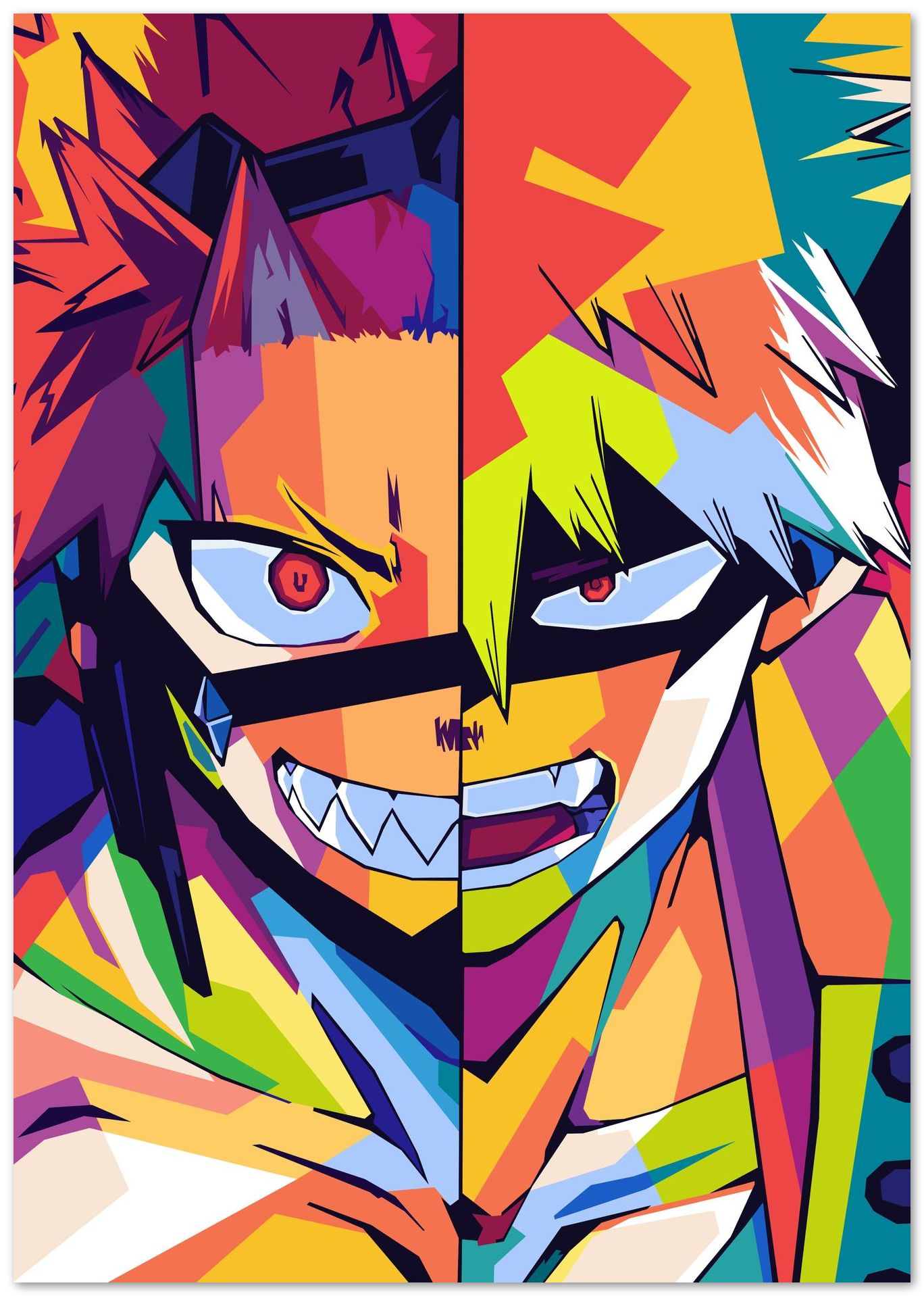 BakuDeku Wpap Pop Art - @SiksisArt