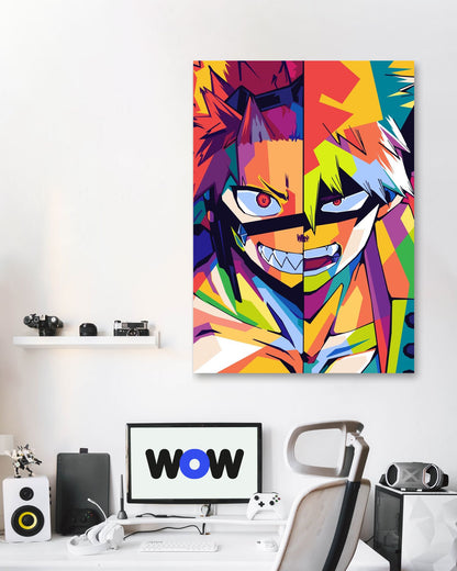 BakuDeku Wpap Pop Art - @SiksisArt