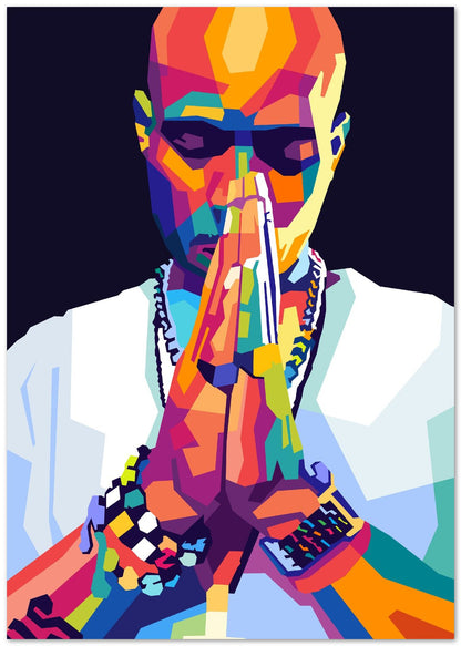 DMX Rapper Wpap Pop Art - @SiksisArt