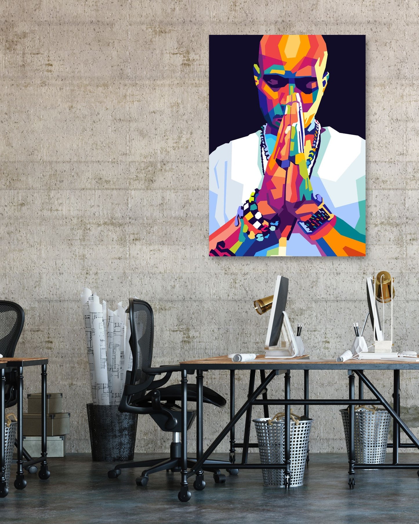 DMX Rapper Wpap Pop Art - @SiksisArt