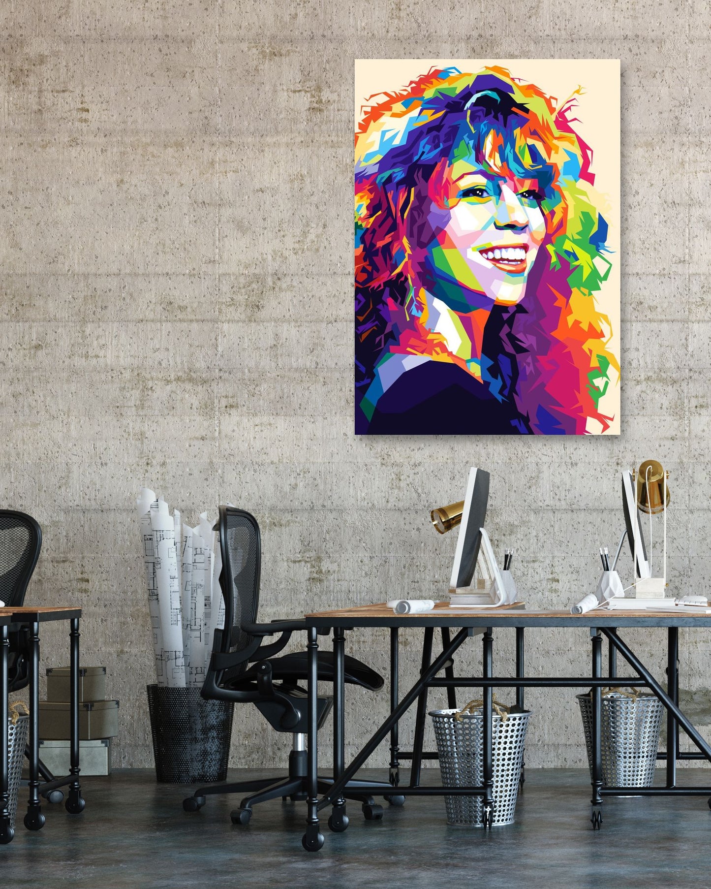 Mariah Carey Wpap Pop Art - @SiksisArt