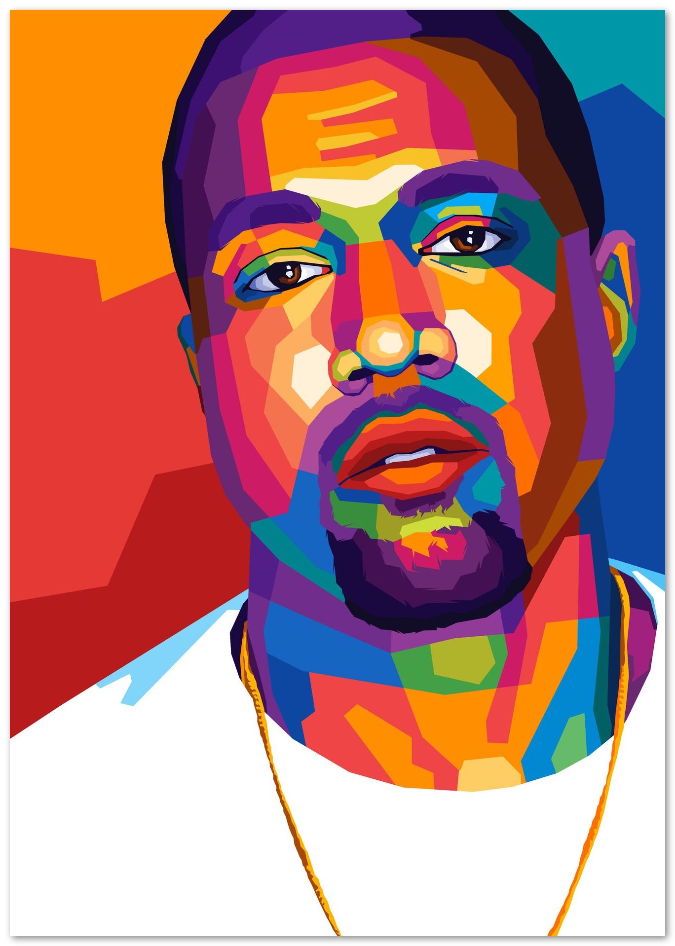 kanye West Wpap Pop Art - @SiksisArt