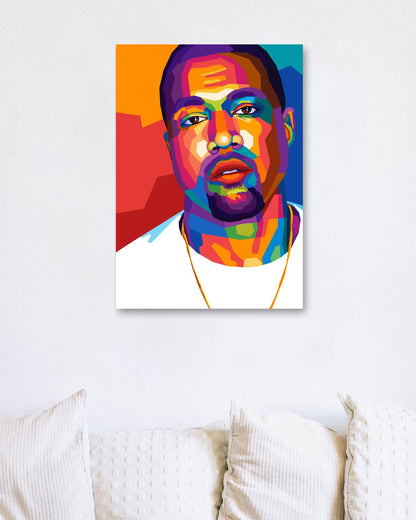 kanye West Wpap Pop Art - @SiksisArt