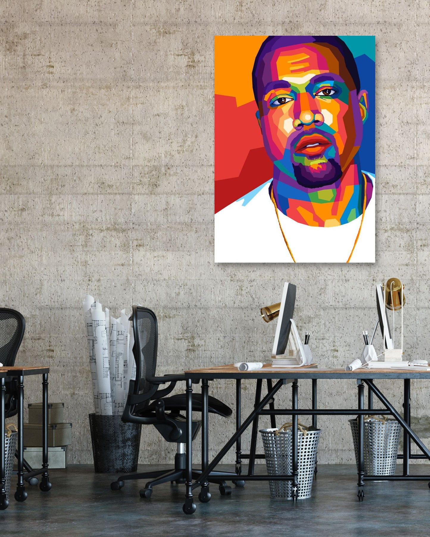 kanye West Wpap Pop Art - @SiksisArt