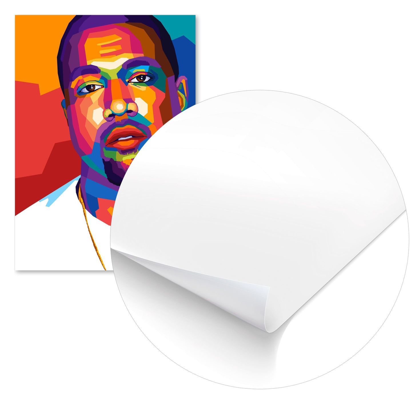 kanye West Wpap Pop Art - @SiksisArt