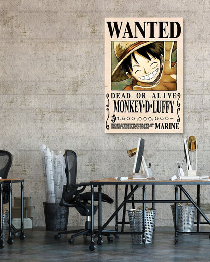 Mongkey D Luffy Poster - @Tanjidor