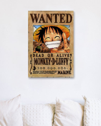 Mongkey D Luffy Poster 300 - @Tanjidor