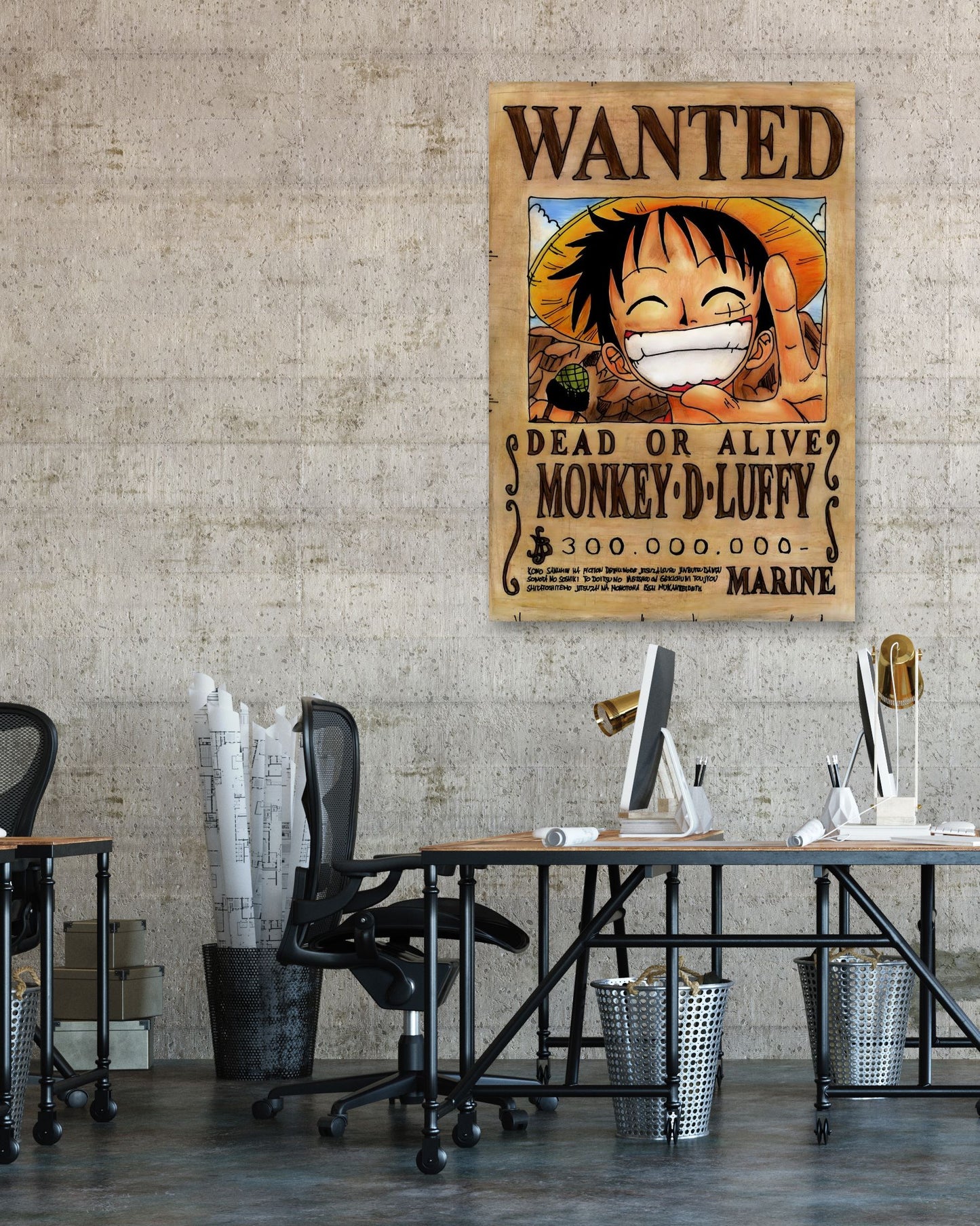 Mongkey D Luffy Poster 300 - @Tanjidor