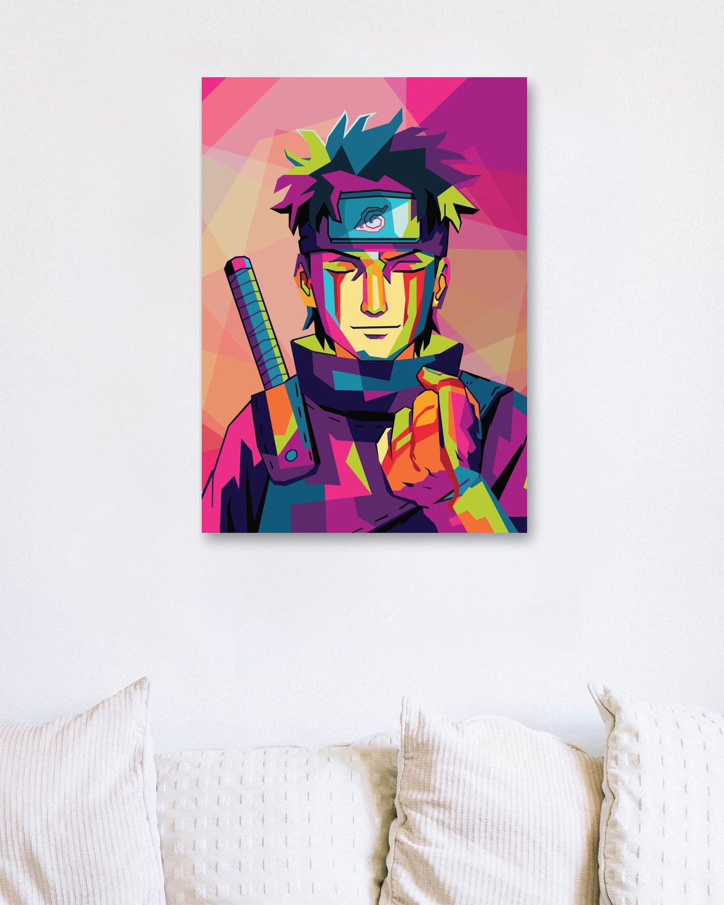 Uchiha Shisui In Wpap Art Colorful - @Hanafi