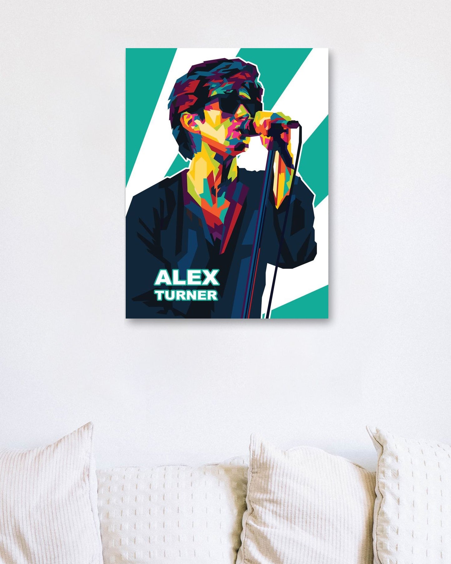 Alex Turner In Wpap Art Colorful - @Hanafi