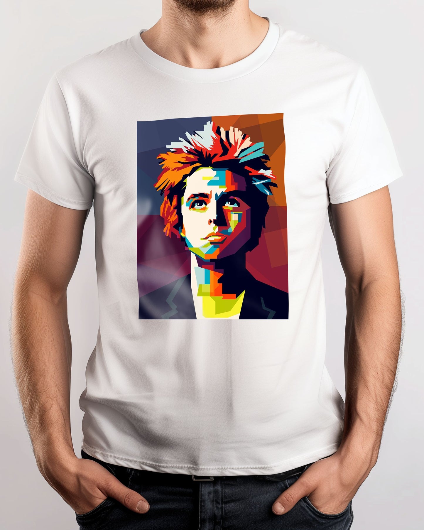 Billie Joe Armstrong In Wpap Art Colorful - @Hanafi