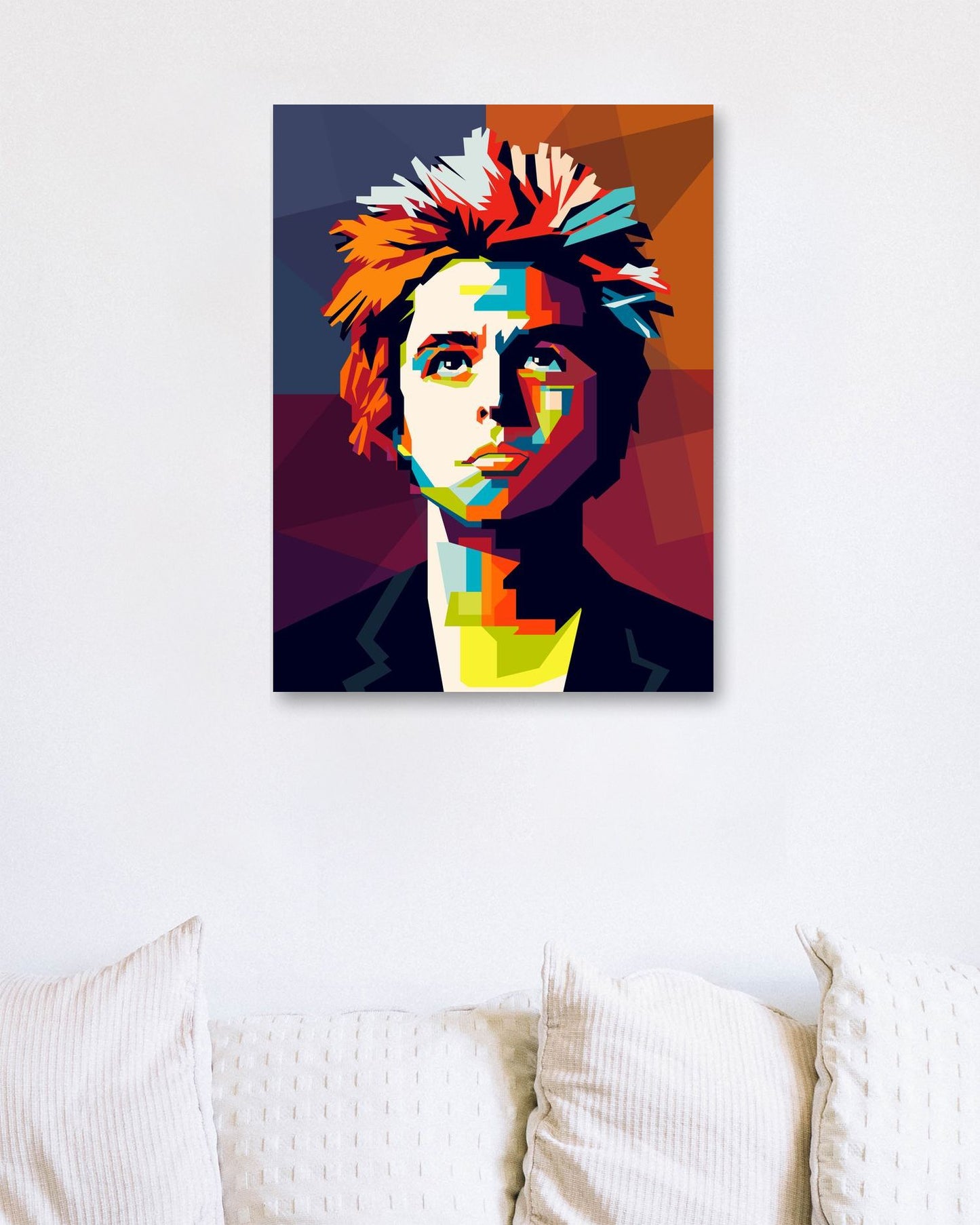 Billie Joe Armstrong In Wpap Art Colorful - @Hanafi