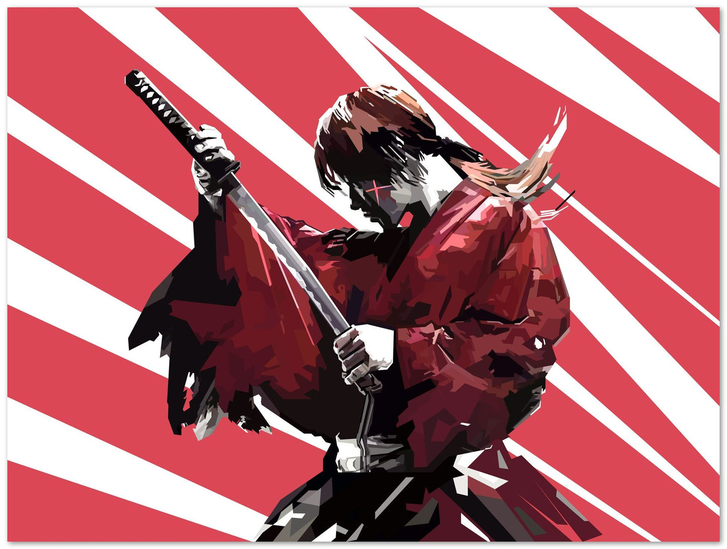 Rurouni Kenshin In Wpap Art - @Hanafi