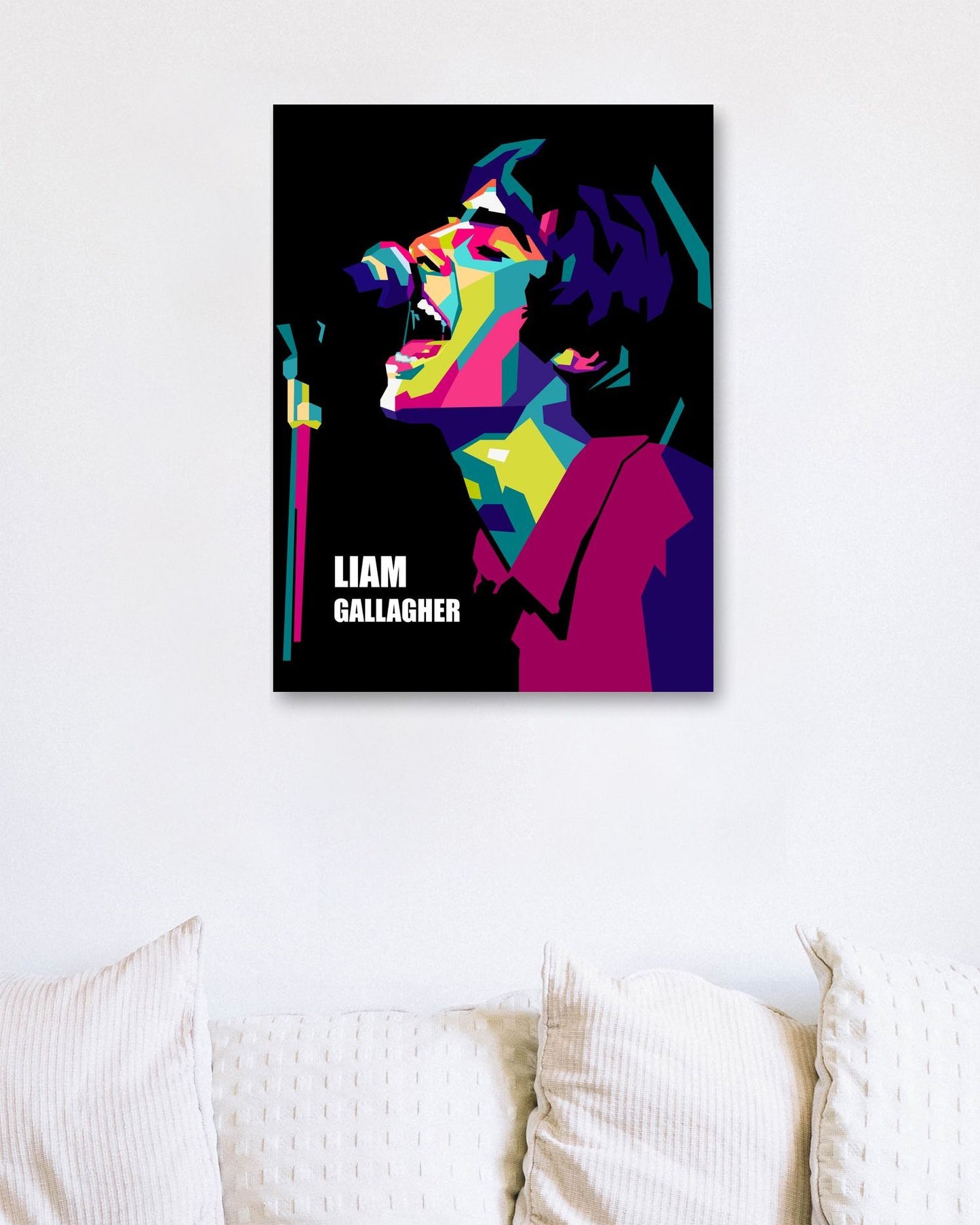 Liam Gallagher In Wpap Art Style  - @Hanafi