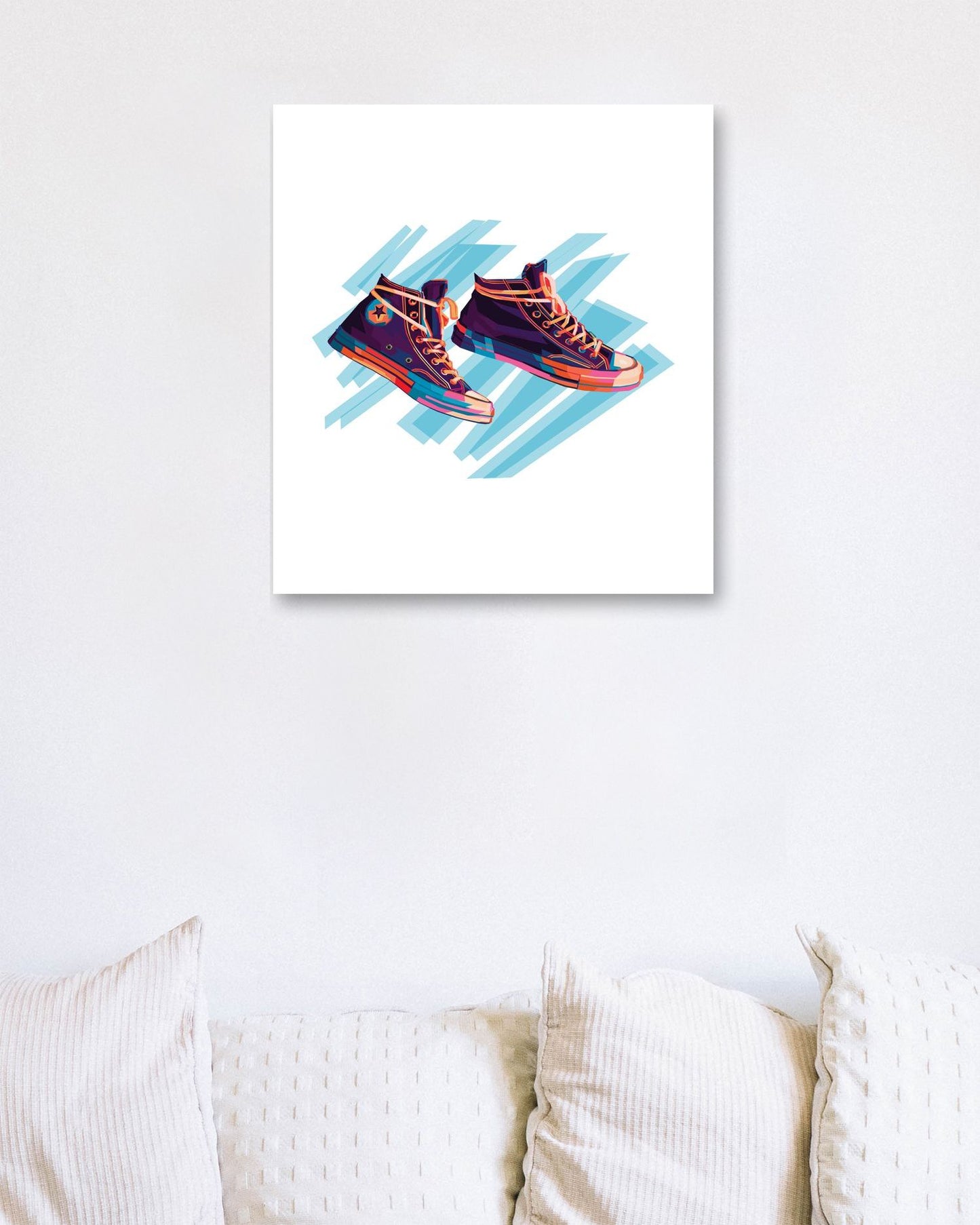 Sneakers Converse In Wpap Art Style - @Hanafi