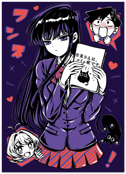 Komi San Cant Communicate - @clickposter