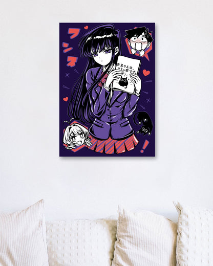 Komi San Cant Communicate - @clickposter